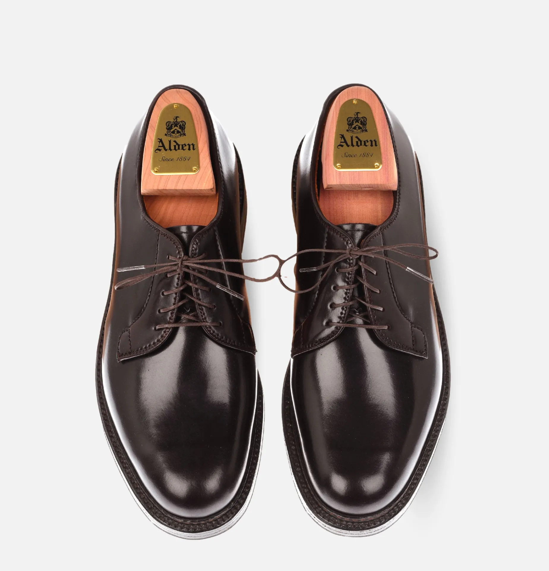 990 - Plain Toe Blucher Cordo