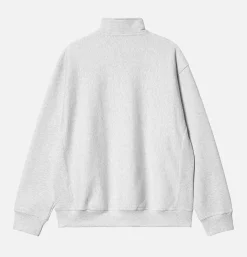 American Script Half Zip Ash Heather