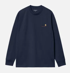 American Tee Ls Air Force Blue