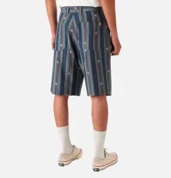 Arman Double Pleat Short Navy