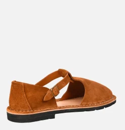 Artisanal Sandal Shoe 10/12 Cognac
