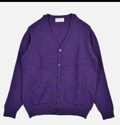 Aryan Cardigan Royal Violet