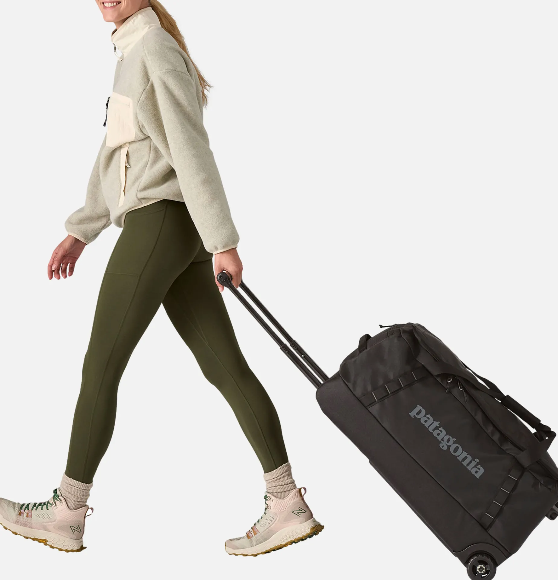 Black Hole Wheeled Duffel Black