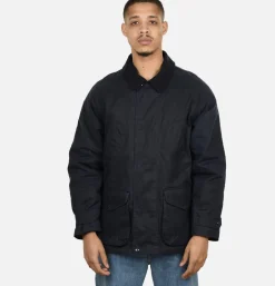 Blouson Caban Wax Navy