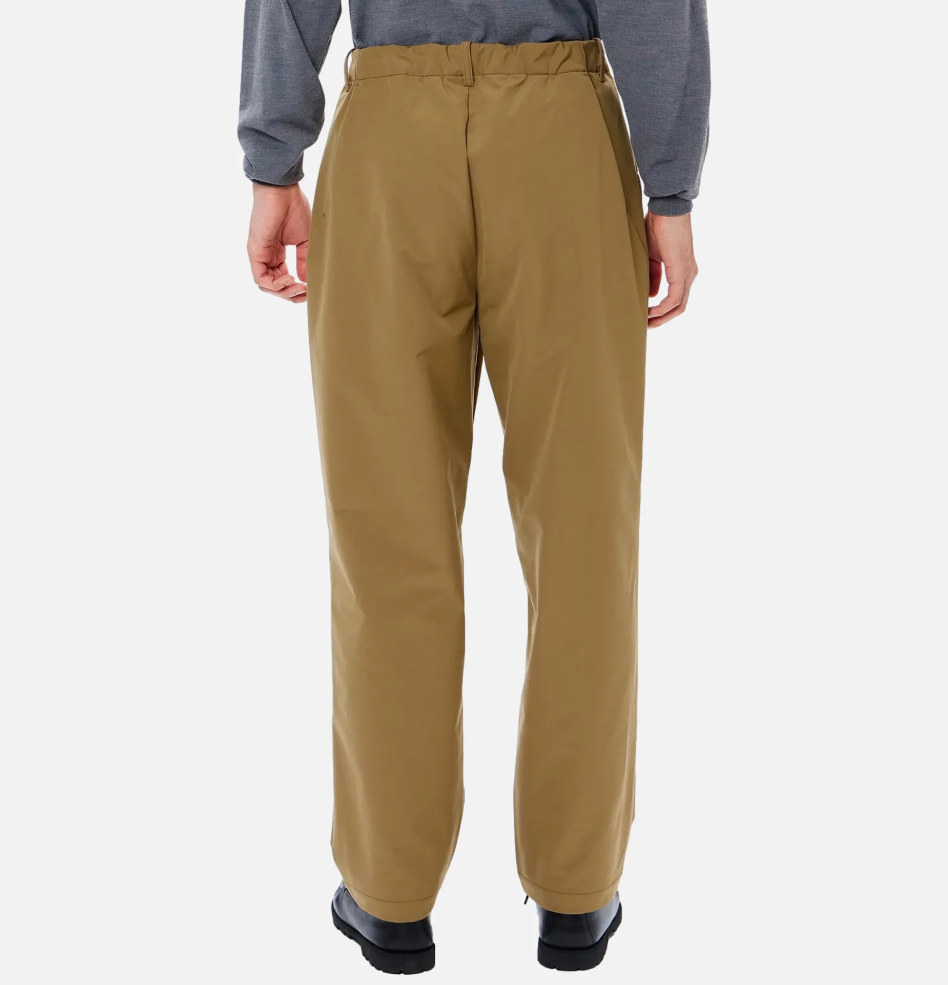 Brushed Back One Tuck Pant Clay Beige