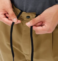 Brushed Back One Tuck Pant Clay Beige