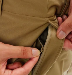 Brushed Back One Tuck Pant Clay Beige