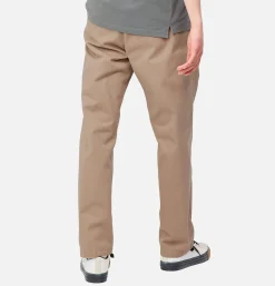 Calder Pant Twill Leather