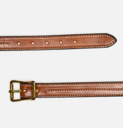 Ceinture Triple Stitched Havana