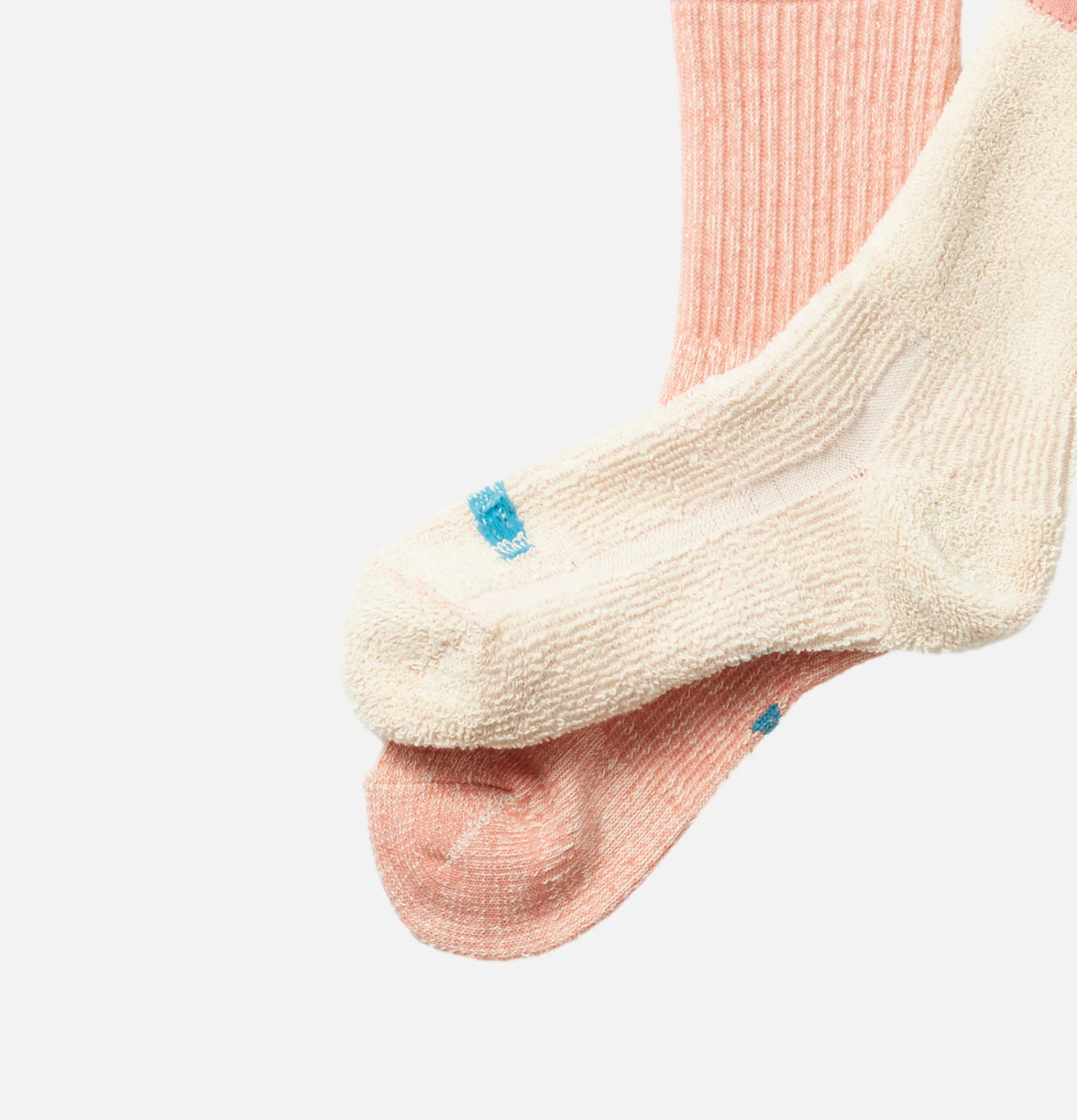 Chaussettes Double Face Mini Saumon