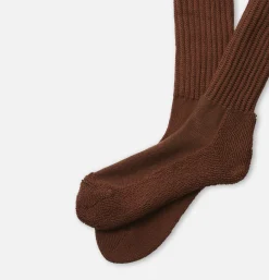 Chaussettes Loose Pile Chocolat