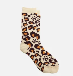 Chaussettes Pile Leopard