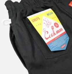 Chef Pant Herringbone Black