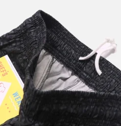 Chef Short Black Leopard