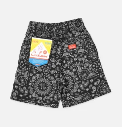 Chef Short Paisley Black
