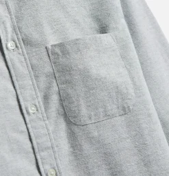 Chemise Brushed Oxford Green