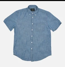 Chemise Chambray Ss Blue