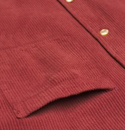 Chemise Lobo Cord Bordeaux