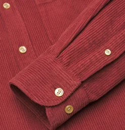 Chemise Lobo Cord Bordeaux
