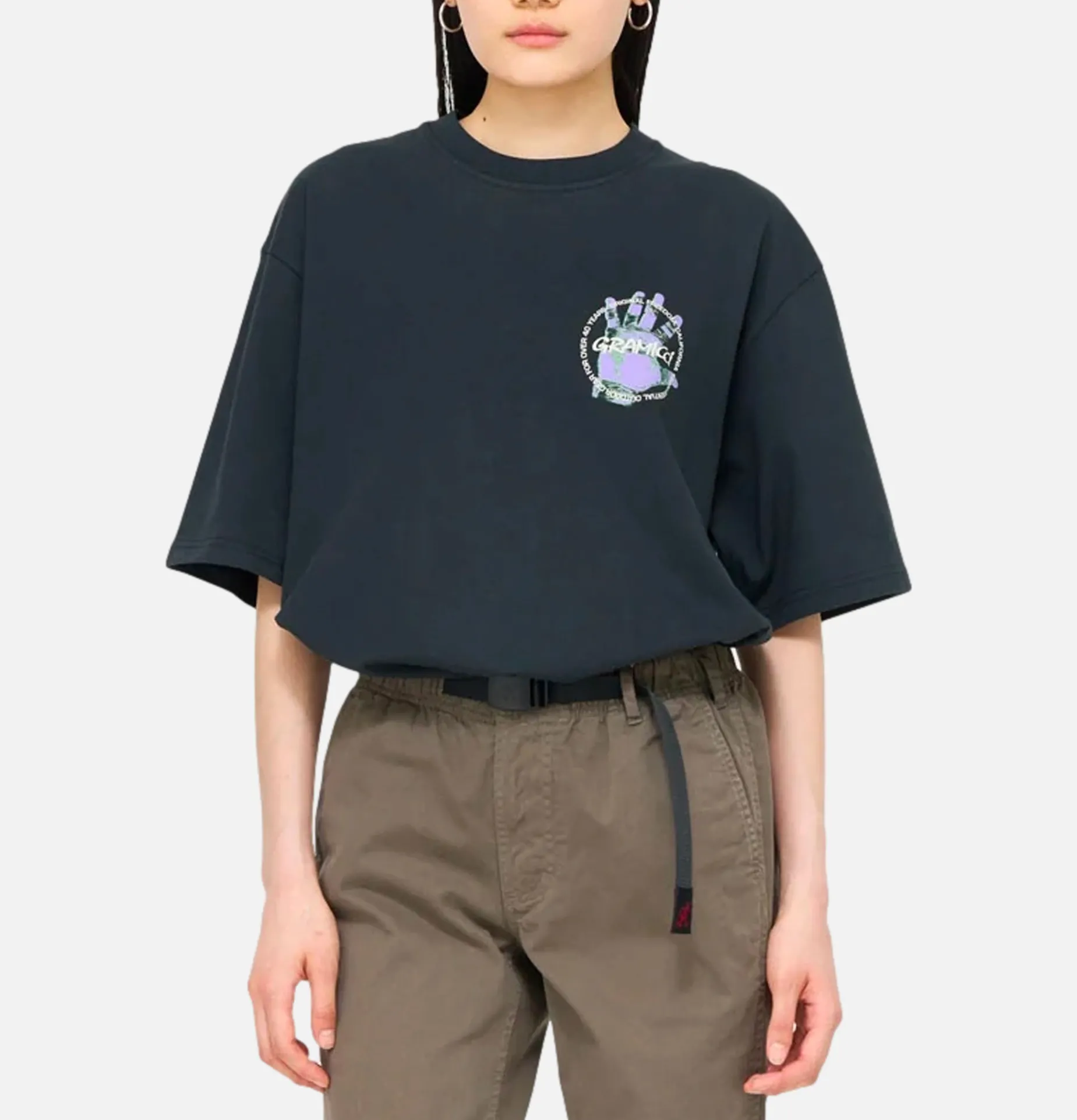 Climbers Hand Tee Vintage Noir