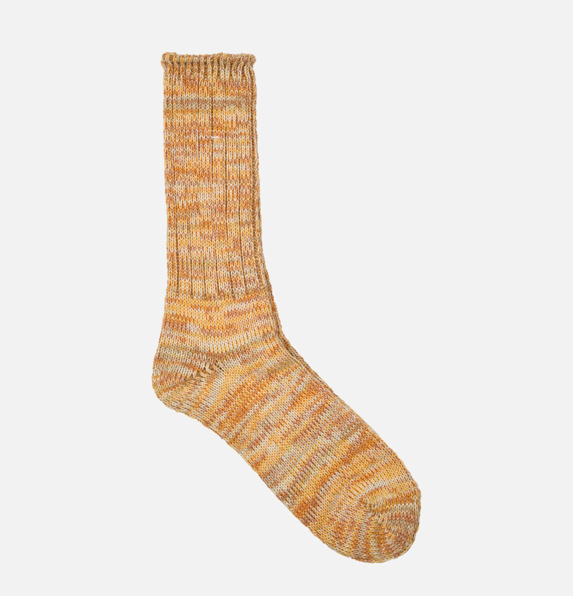 5color Mix Crew Socks Yellow