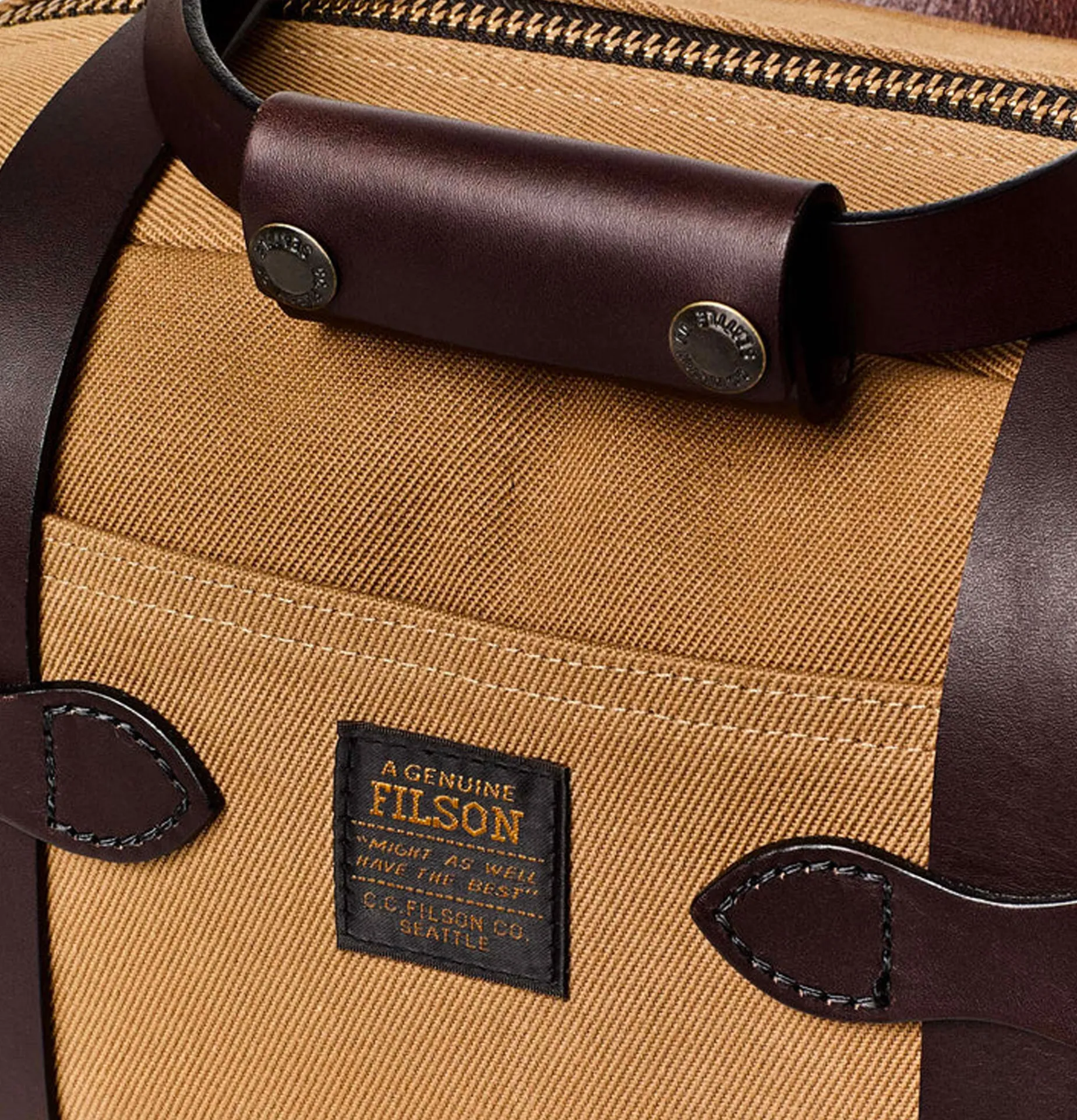 Compact Duffle Bag Tan