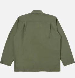 Dockside Jacket Slub Sateen Olive