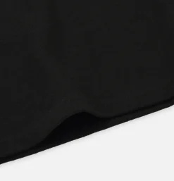 Double Rib Oversized Tee Black