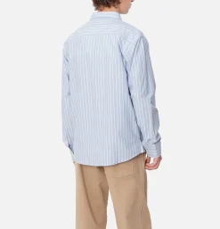 Dowlen Stripe Shirt Bleach White