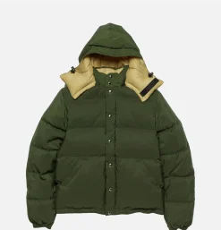 Down Sweater Jacket Olive
