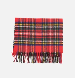 Echarpe Cachemire Tartan Red