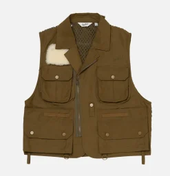 Gilet de pêche classique Olive