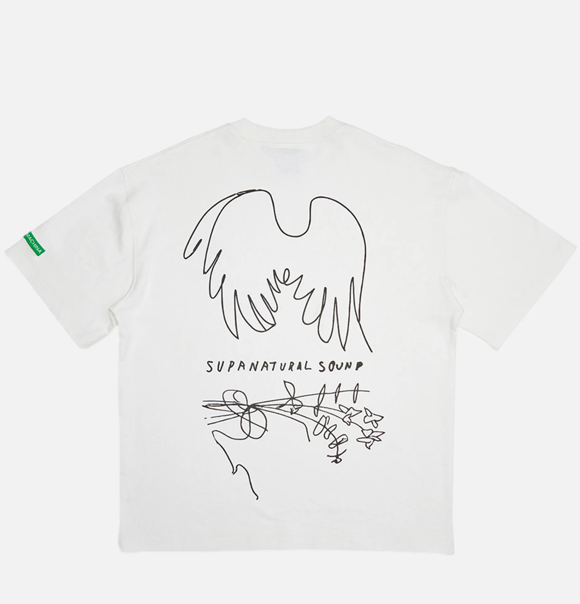 Hauntology Tee Vintage White