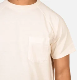 Heavy Raglan Pocket Tee Natural