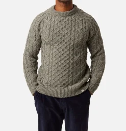 Hudson Aran Jumper Steel