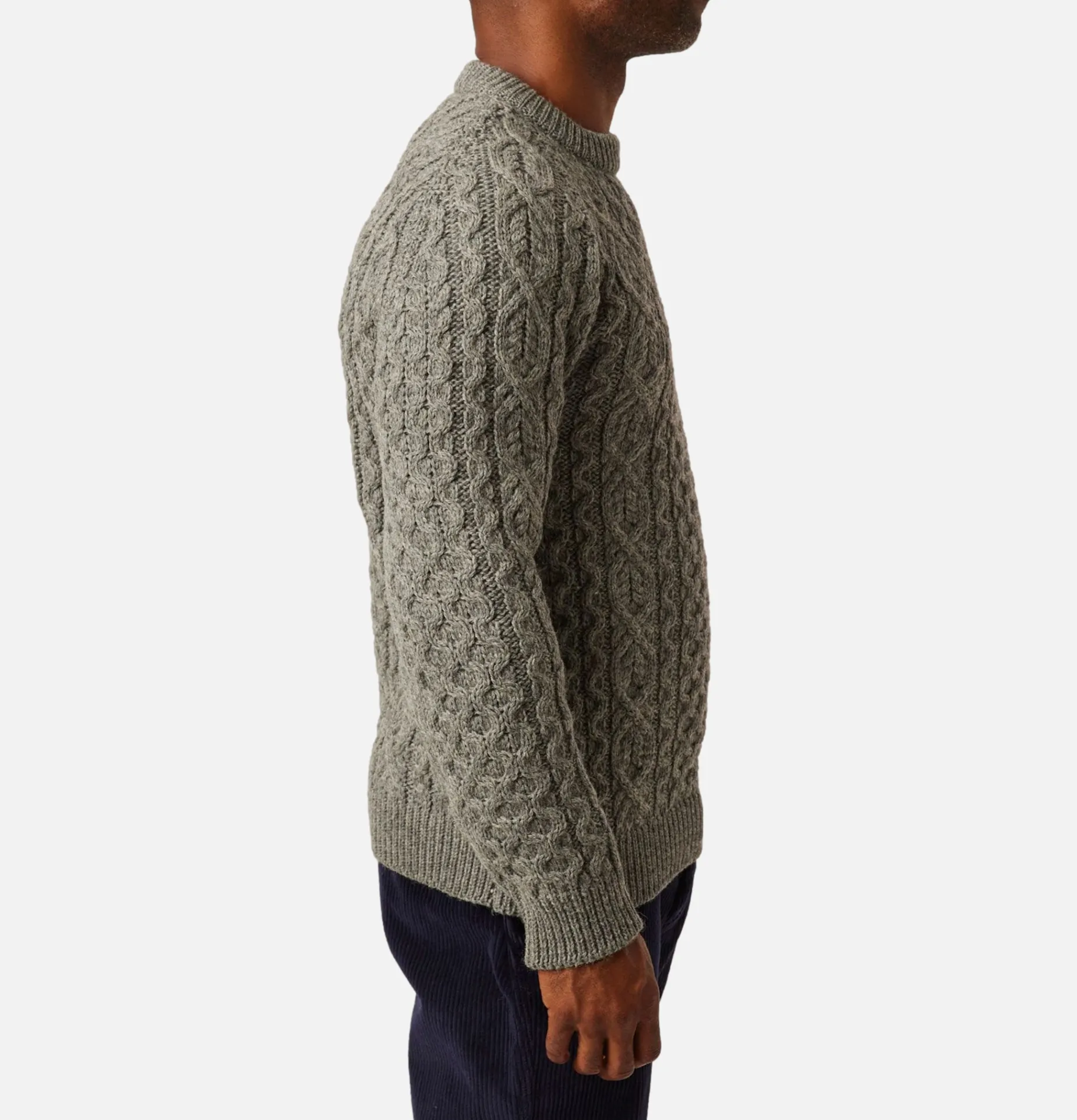Hudson Aran Jumper Steel
