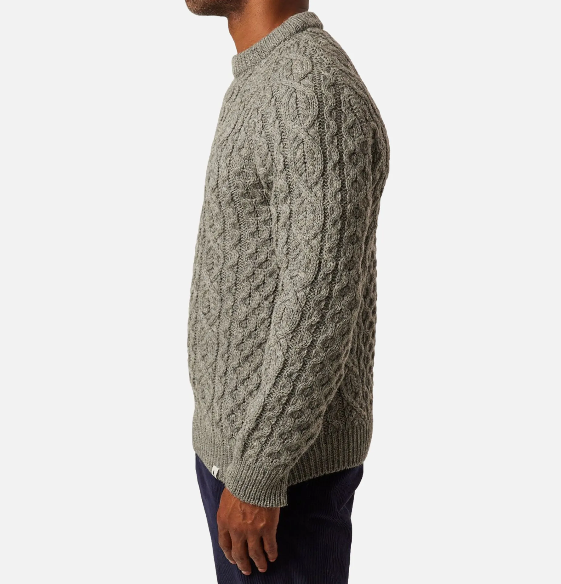 Hudson Aran Jumper Steel