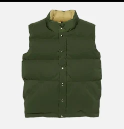 Italian Down Vest Olive