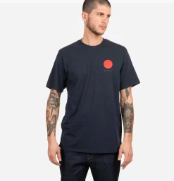 Japanese Sun Tee Shirt Navy