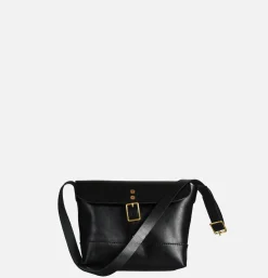 Leather Mini Shoulder Bag Noir