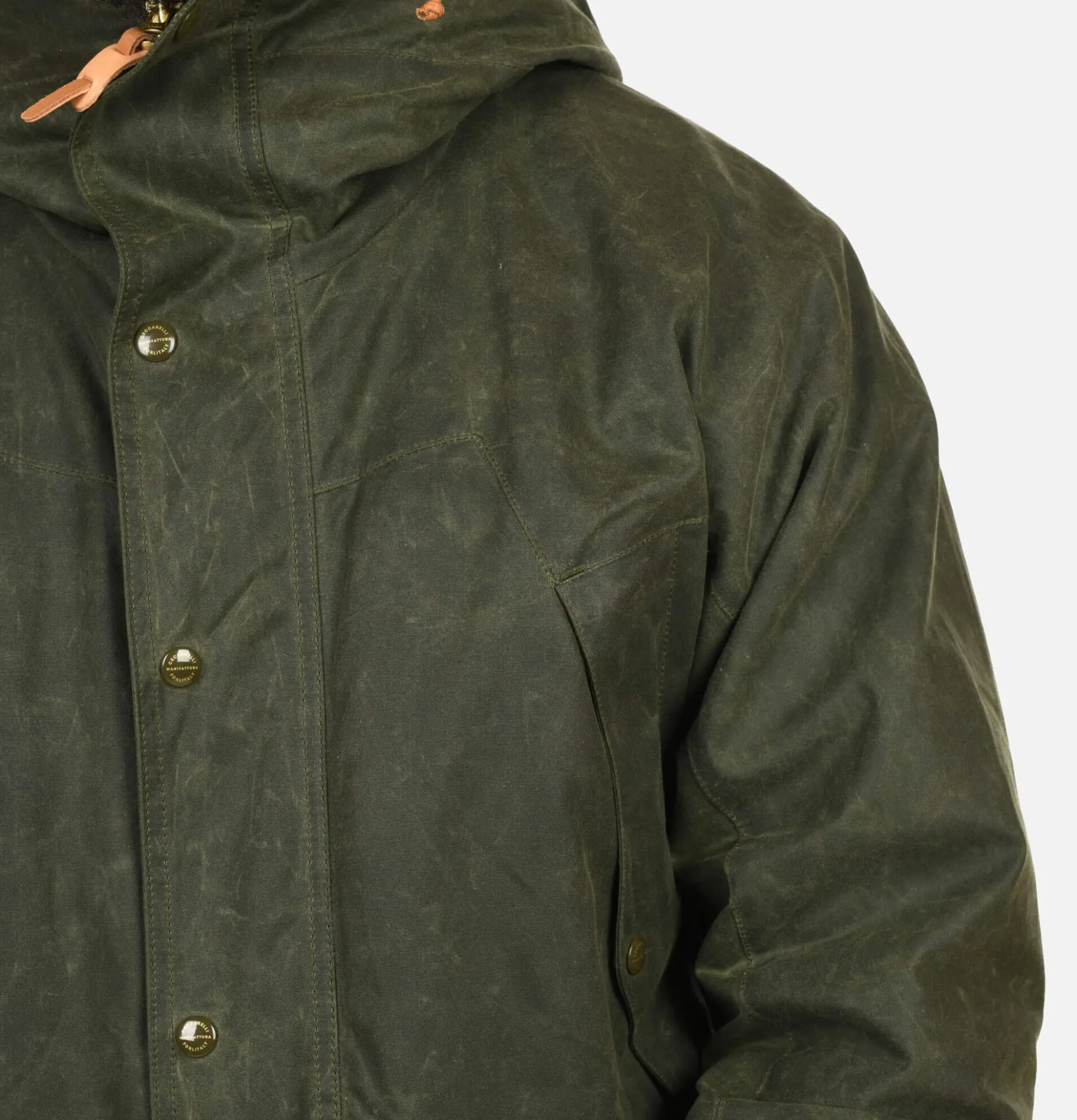 Long Moutain Parka Wax Green