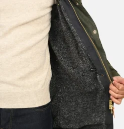 Long Moutain Parka Wax Green