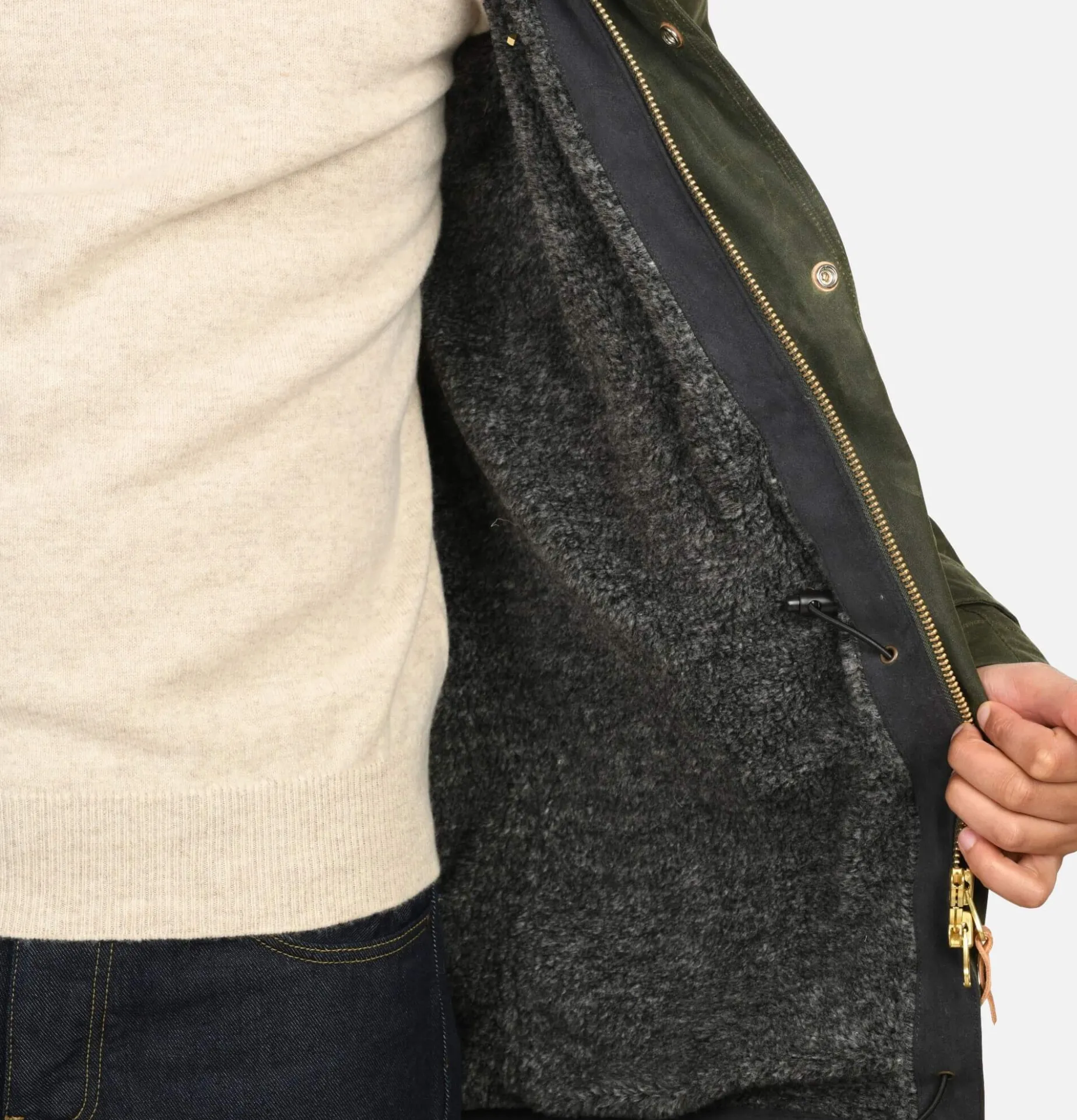 Long Moutain Parka Wax Green