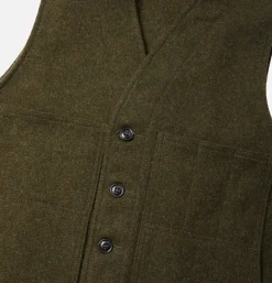 Mackinaw Wool Vest Forest Green