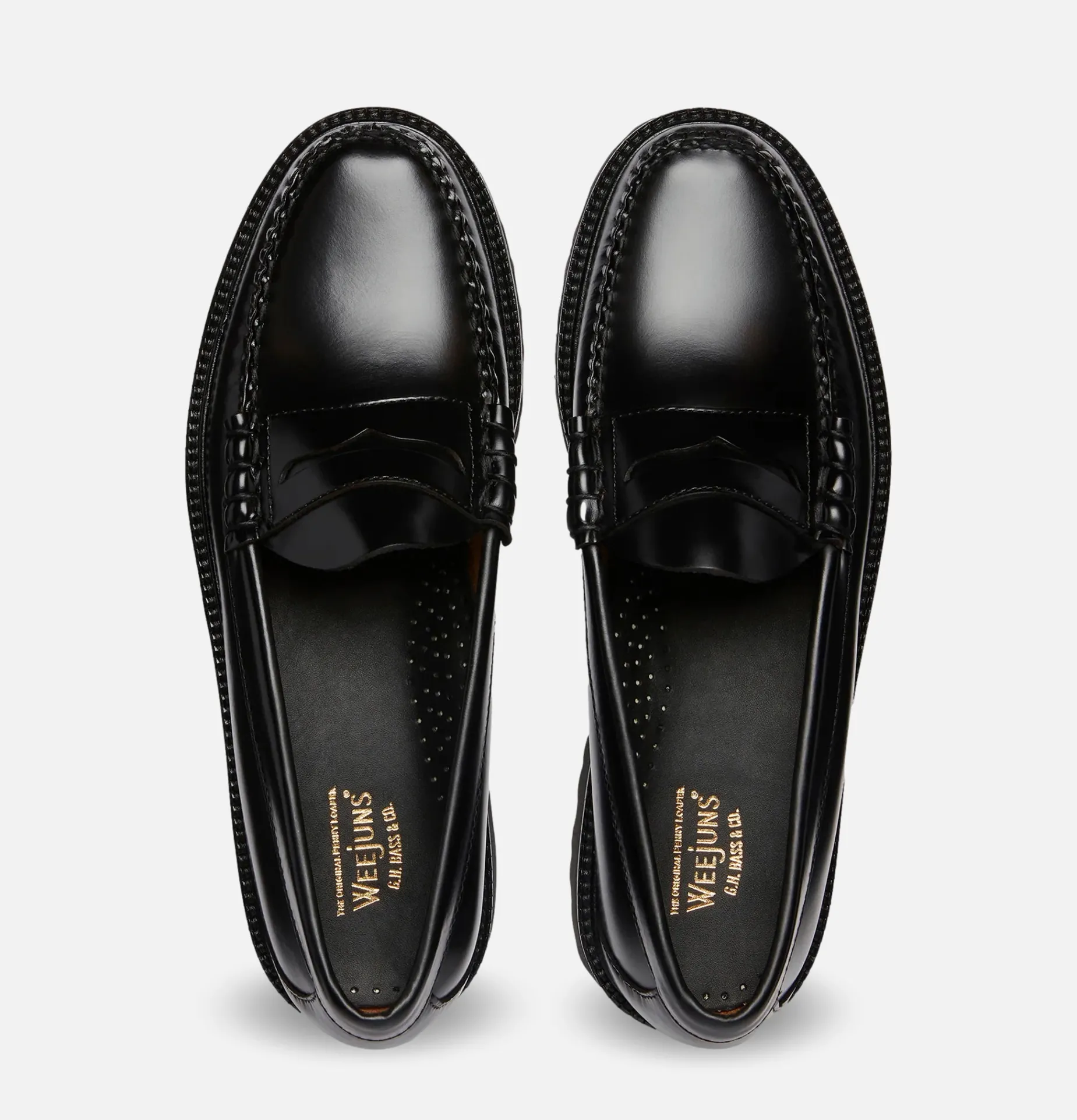 Mocassin Larson 90's Penny Loafer Black