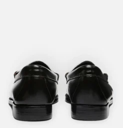Mocassin Weejuns Black & White Leather