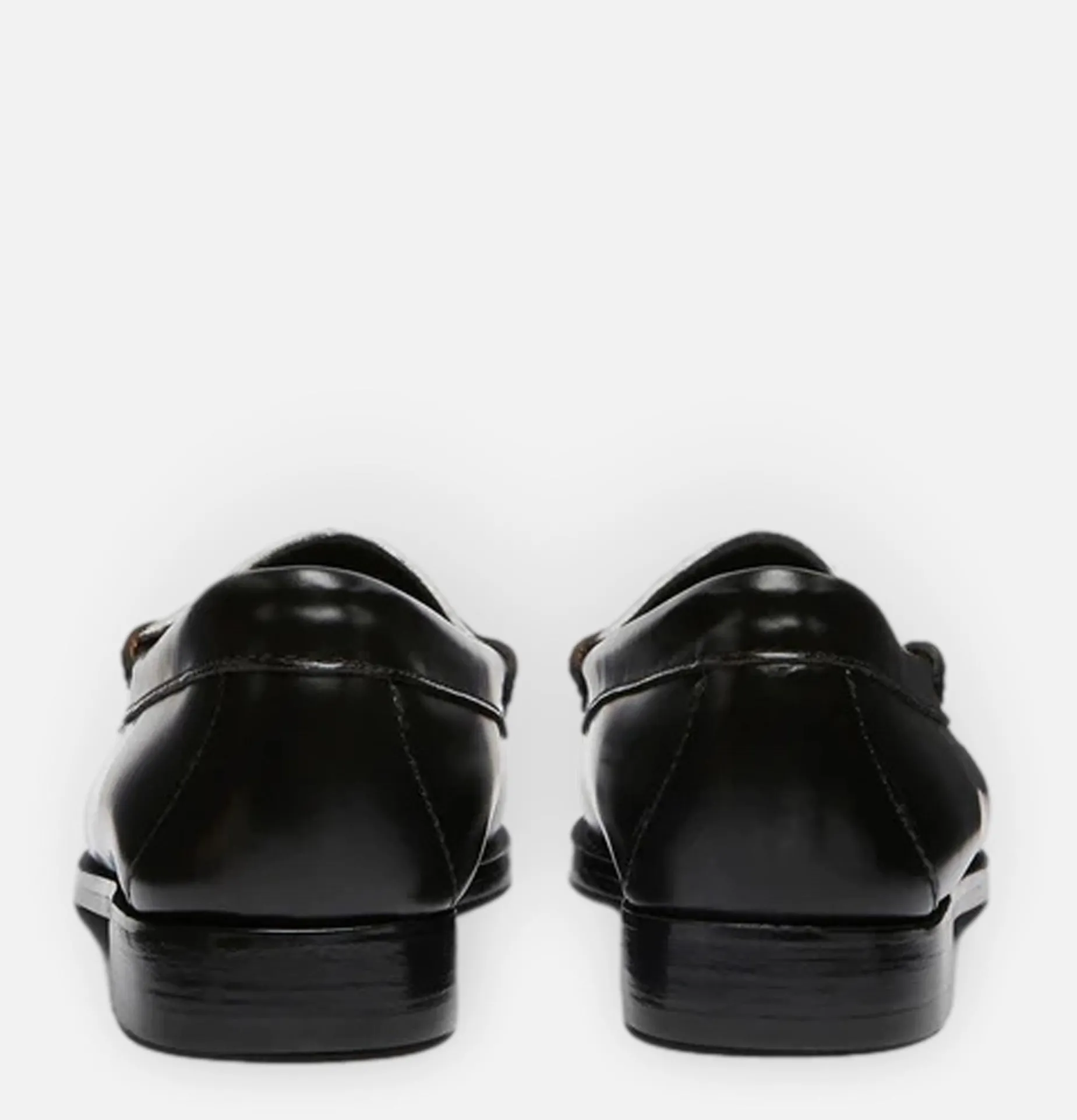 Mocassin Weejuns Black & White Leather