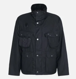 Modified Dryfly Wax Jacket Noir