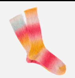 Mohair Rib Crew Socks