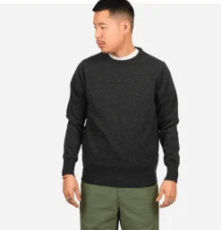 Pull Col Rond Charcoal